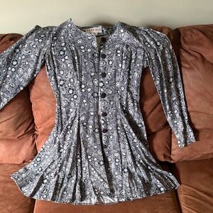 Rampage Casual Dress - Black and White Floral